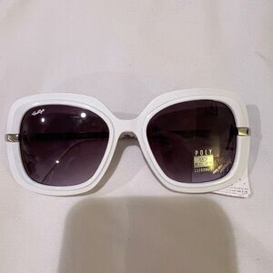 White  poly women Sunglasses